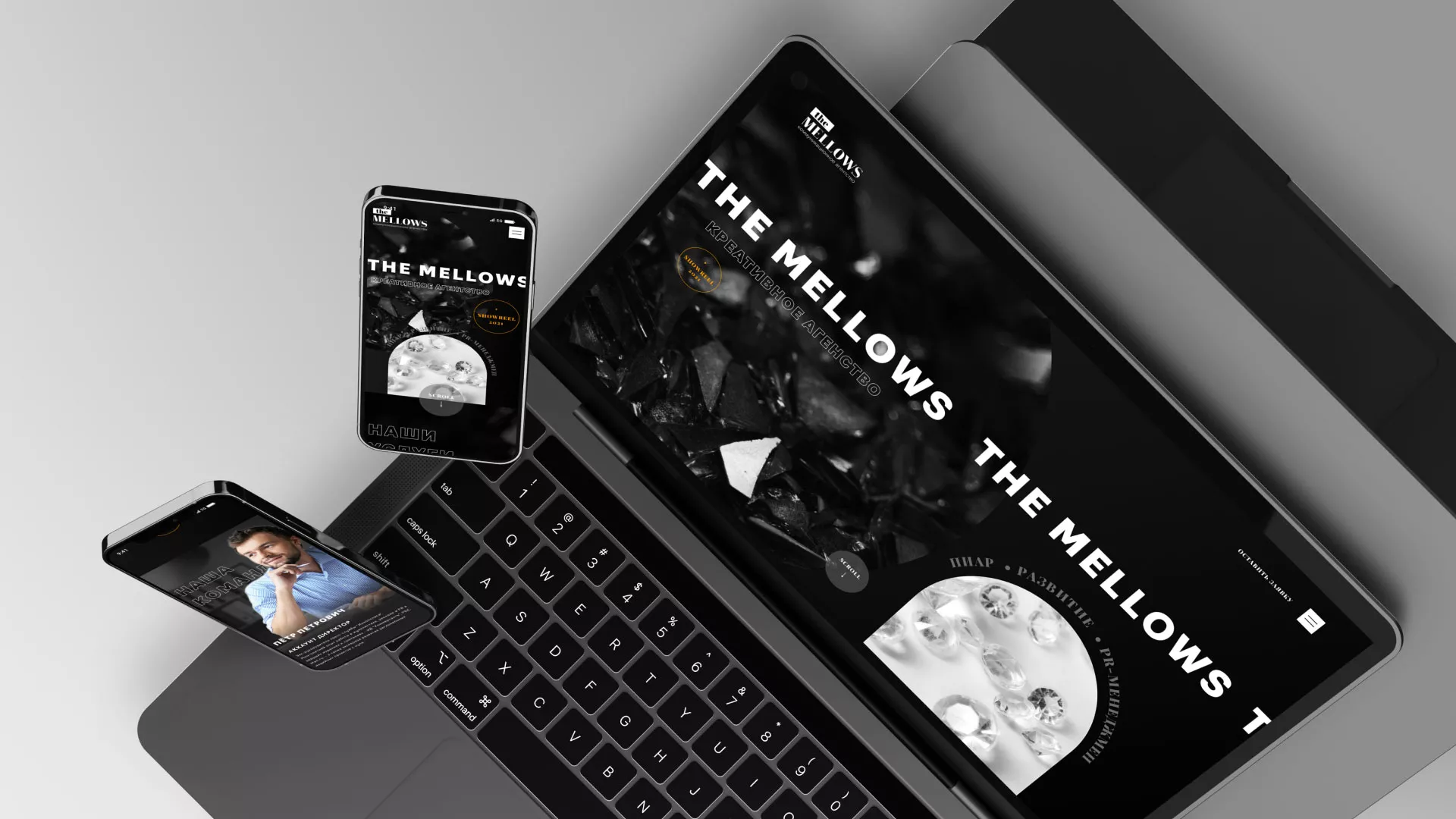 Разработка сайта креативного агентства «The Mellows» в Копейске