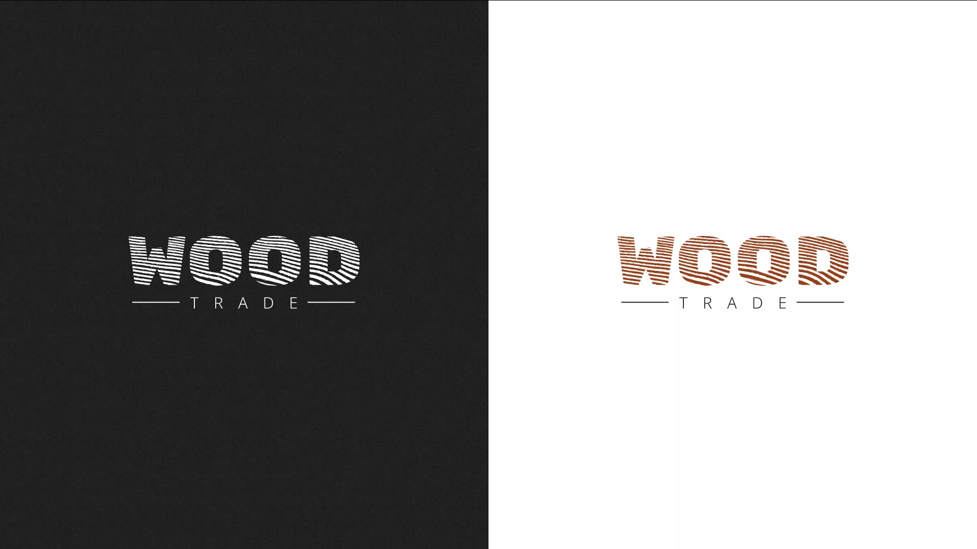 Разработка логотипа для компании «Wood Trade» в Копейске